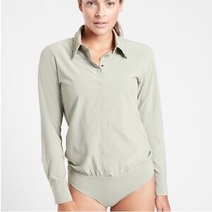 NWT Athleta River North Snap Center Bodysuit